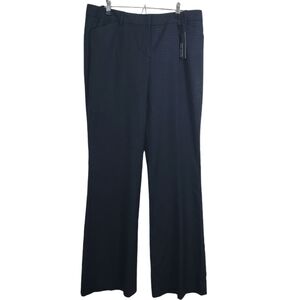 NWT Express Editor Flare Leg Plaid Washable Flannel Dress Pants Academia Size 10